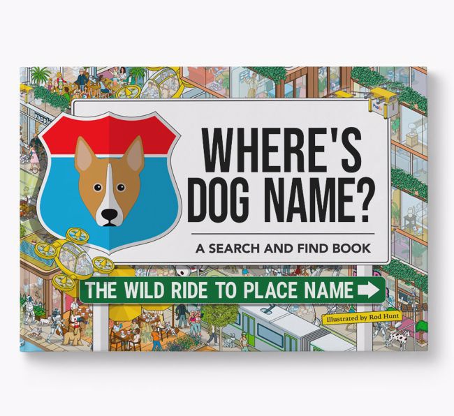 Personalised Dog Book - Where's Your Dog - Wild Ride